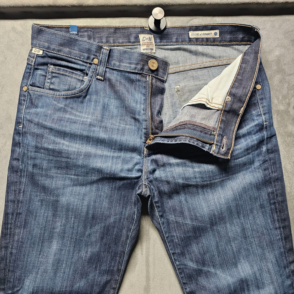 Citizens of Humanity Jagger Slim Bootcut Dark Wash Jean 665J-132 Men 34 (36) USA